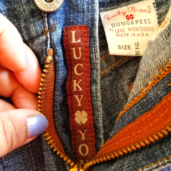 Lucky Brand Dungarees Denim Skirt - Picture 4 of 7